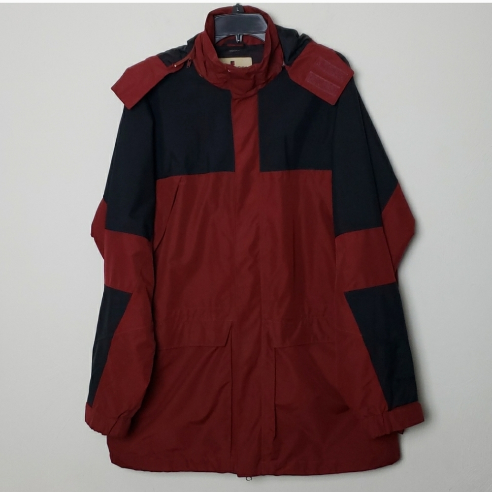 Vintage Woolrich Hooded Coat Jacket Size L